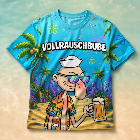 Vollrauschbube - Alloverprint T-Shirt