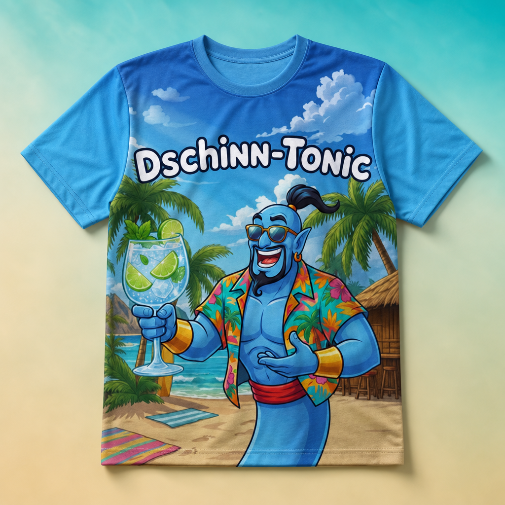 Dschinn Tonic - Alloverprint T-Shirt
