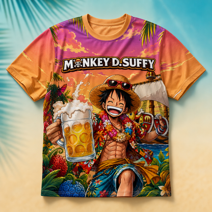 Monkey D Suffy - Alloverprint T-Shirt